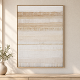 QUADRO CANVAS HORIZONTE NUDE - 120X90CM