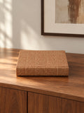 Caixa Livro Linho Marrom - 32x23cm