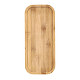 Bandeja Decorativa em Bambu Natural (Retangular) - 32 × 14 × 2 cm
