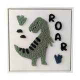 Quadro Decorativo T-Rex 3D - 30 × 30 cm