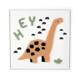 Quadro Decorativo Dino 3D - 30 × 30 cm