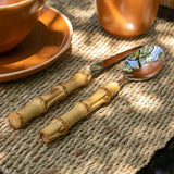 Faqueiro 36 Peças Garbo Bamboo Natural  - 28x22cm