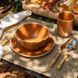 Faqueiro 36 Peças Garbo Bamboo Natural  - 28x22cm