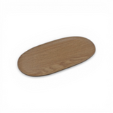 Bandeja Oval Rovere em Madeira de Carvalho – 31 x 15cm