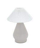 Luminária de Mesa em Metal (Cinza) - 16,5 × 21,5 cm