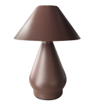 Luminária de Mesa em Metal (Marrom) - 16,5 × 21,5 cm