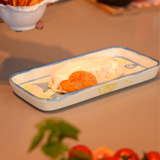 Bandeja Retangular Sardinhas - 3 × 12 × 25 cm