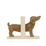 Aparador de Livros Decorativo em Poliresina (Cachorro) - 24 × 9 × 15 cm