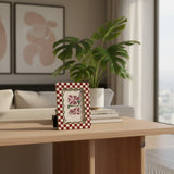 Porta-Retrato Decorativo Checker - 18,5 × 23,5 cm