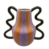 Vaso Decorativo Listras com Alça - 31 × 18 × 27,5 cm