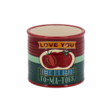 Vaso Decorativo Tomato - 10 × 10 × 9 cm