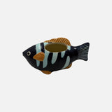 Vaso Decorativo Fish Listras - 17 × 7 × 8,5 cm