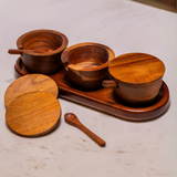 Kit Porta-Mantimentos Acácia - 25 x 9 cm c/ 10 Peças