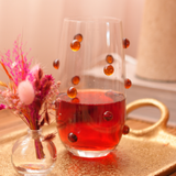 Copo Decorativo Confetti Âmbar - 520 ml