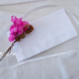 Guardanapo de Linho branco (5 Peças)