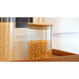 Pote Canelado c/ Tampa de Bambu – 700 ml