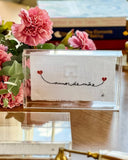 Caixa Acrílica Amor de mãe - 20 cm x 12 cm