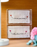 Caixa Acrílica Amor de mãe - 20 cm x 12 cm