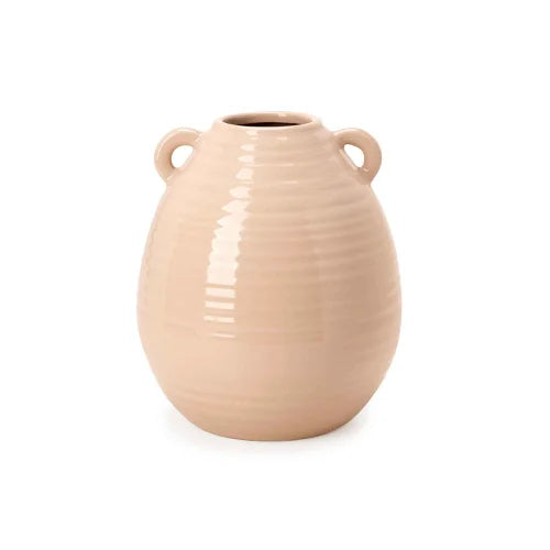 Vaso em Cerâmica Gabriela Bege - 25cm