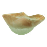 Centro de Mesa de Vidro Bege – 15 x 33,5 x 23,5 cm