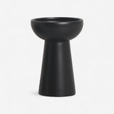 Vaso Cálice Baixo Preto - 15,2x13,3cm