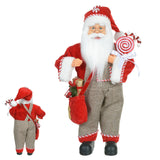 Papai Noel Natalino em Pé - 45 cm