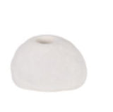 Adorno em Cerâmica (Castiçal) Branco – 5,3x8,5cm