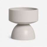 Vaso Cálice Off-White P - 20,5x20,5cm