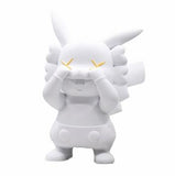 Escultura Pikachu Branco – 20 x 32 cm