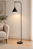 LUMINARIA DE PISO EM MARMORE E METAL - 40 x 168CM