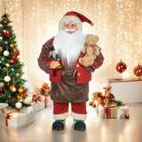 Papai Noel Carpinteiro Natalino em Pé - 60 cm