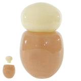 Vaso Decorativo de Vidro Bege e Laranja P – 20 x 12,5 cm