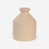 Vaso Decorativo em Porcelana Bege I - 10,9x8,3cm