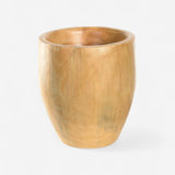 Vaso Decorativo em Madeira Natural P - 17,5x20cm