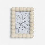 Porta-Retrato em Poliresina Balls Natural P - 18,5x14x2,5cm (Foto 13x18cm)