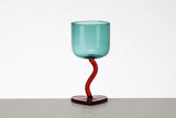 Taça Base Orgânica Love Azul/Vermelho - 370 ml