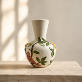 VASO PÁSSAROS CERÂMICA OFF WHITE - 0,30CM