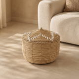 CESTO FIBRA NATURAL NUDE