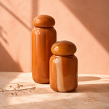 GARRAFA VIDRO LARANJA - 0,24X0,08CM