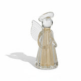 Anjo em Vidro Estilo Murano c/ Detalhes Dourados G – 27cm