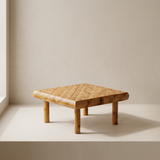 Banquinho de Bambu M - 26 x 21 x 12cm