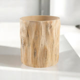 Cachepot Wood em Cimento - 24x26cm