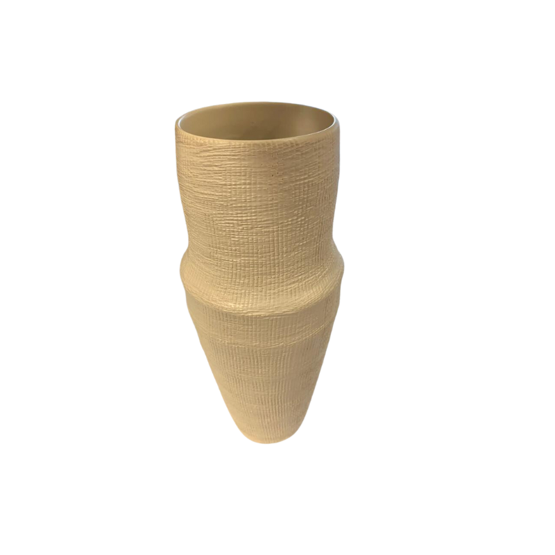 Vaso de Cerâmica Linha Pottery Off White - 35cm