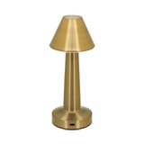 Luminária Led em Metal Dourado - 9x24cm