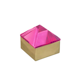 Caixa Pirâmide Dupla Rosa