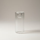 Vaso/Castiçal Canelado - 13x6cm
