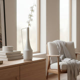 Vaso Minimalista Off-White G - 35x10cm