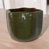 Cachepot Bio Croco Verde Jade - 20x17cm