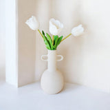 Haste de Tulipa Branco Toque Real - 50 cm