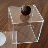 Cubo Acrílico Dots Quartzo Natural -